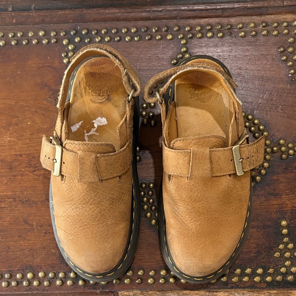 Dr. Martens Shoes - Dr. Martens Tan Leather Mules